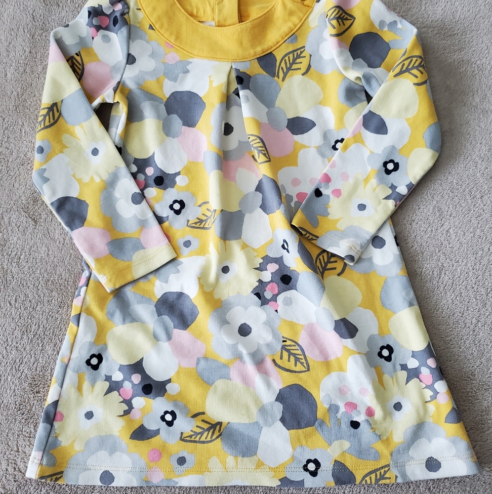 Gymboree Hello Yellow floral dress - Picture 2 of 4